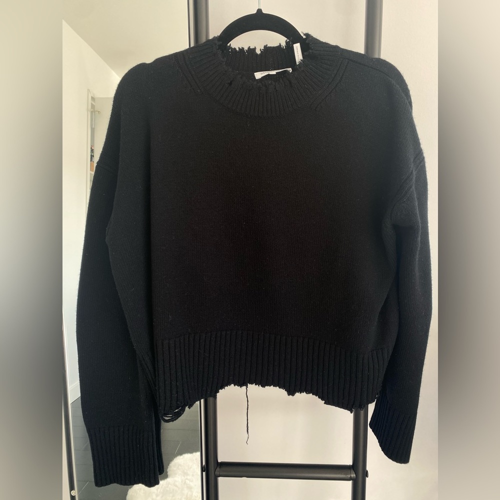Helmut Lang Distressed Sweater